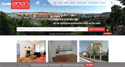 Desktop Screenshot of orionreal.cz